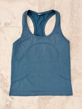 Lululemon Swiftly Tech Racerback Tank - Teal Blue, Size 4